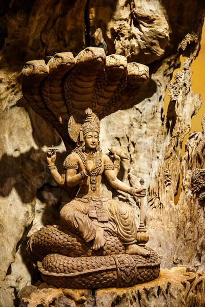 Shiva carved wood — Stock Photo, Image