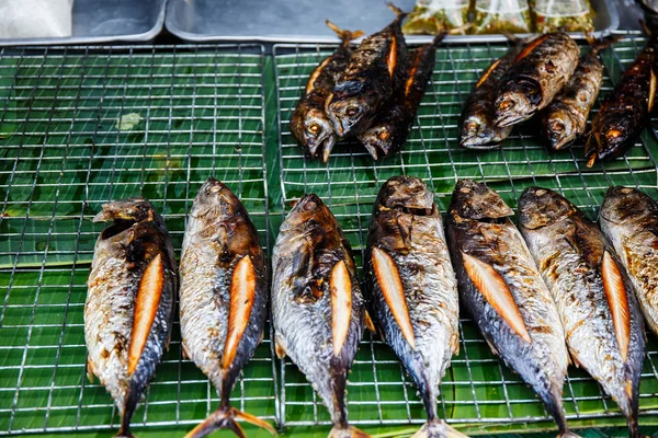 Ryby owoce morza Grill — Zdjęcie stockowe