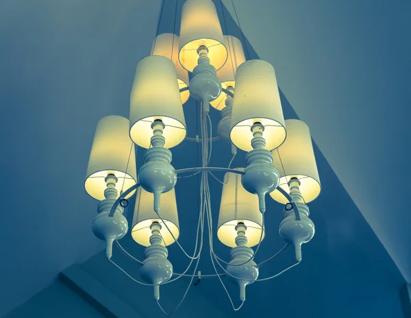 Lampy sufitowe antyczne — Zdjęcie stockowe