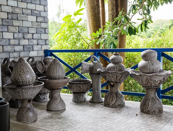 Shop pottery is made by hand. — Stock Photo, Image