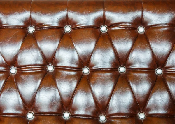 Marron tapisserie d'ameublement cuir motif fond — Photo