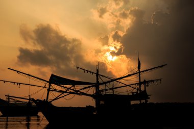 Tayland 'daki Hua Hin plajı.