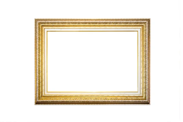 Vintage frame geïsoleerd op witte achtergrond — Stockfoto