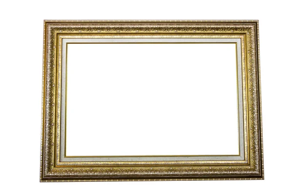 Vintage frame geïsoleerd op witte achtergrond — Stockfoto