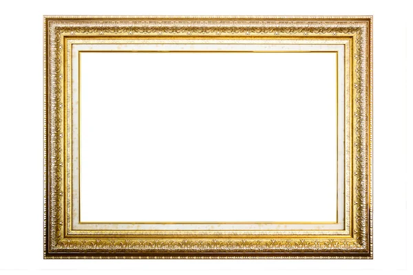 Vintage frame geïsoleerd op witte achtergrond — Stockfoto