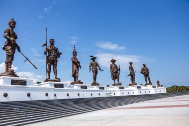 Prachuap Khiri Khan - 5 Ekim: Raja Bhakti park yeni işareti ve Hua Hin en popüler plaj üzerinde 5 Ekim 2015 Prachuap Khiri Khan Tayland at