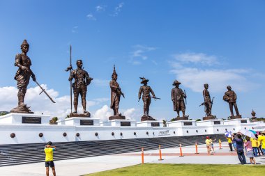 Prachuap Khiri Khan - 5 Ekim: Raja Bhakti park yeni işareti ve Hua Hin en popüler plaj üzerinde 5 Ekim 2015 Prachuap Khiri Khan Tayland at