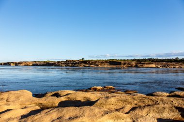 Sam Pan Bok Mae Kong nehir. Ubonratchathani Eyaleti, Thailan