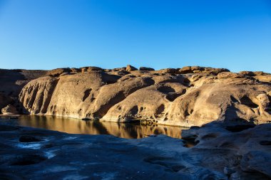 Sam Pan Bok Mae Kong nehir. Ubonratchathani Eyaleti, Thailan