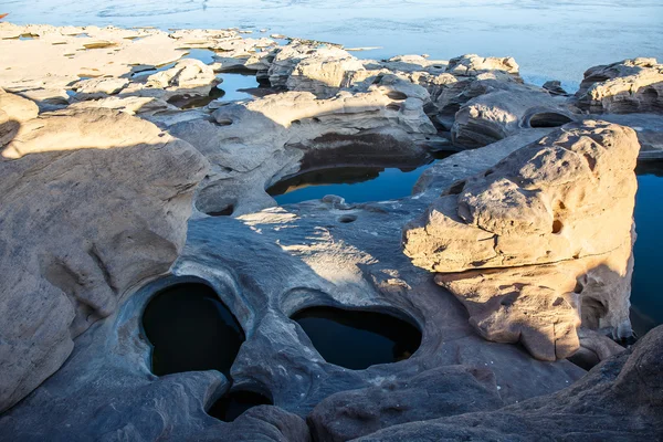 Sam Pan Bok in Mae Kong river. Ubonratchathani Province ,Thailan — Stock Photo, Image