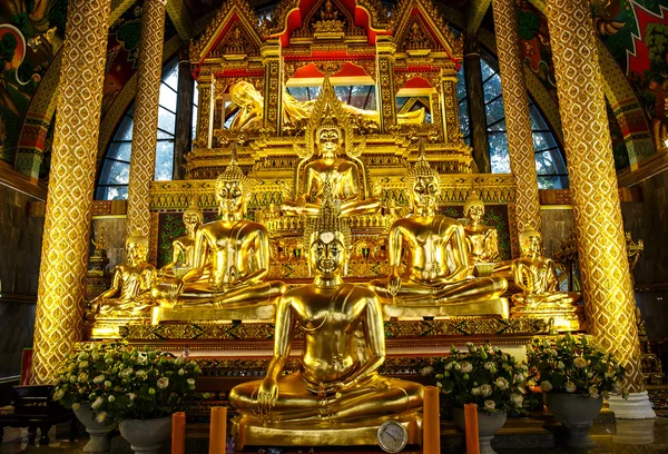 Buddha in Pagoda at Phrathat Nong Bua Temple — Stock Photo, Image