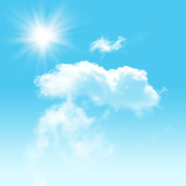 Blue sky and cloudy — Stock Photo, Image