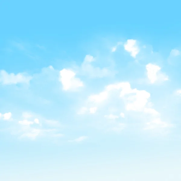 Cielo blu e nuvoloso — Foto Stock