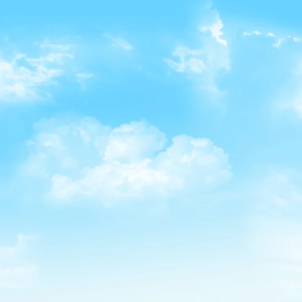 Mavi gökyüzü ve bulutlu Stok Fotoğraf