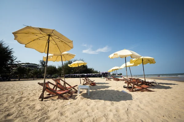 Gruppo sedia da spiaggia — Foto Stock