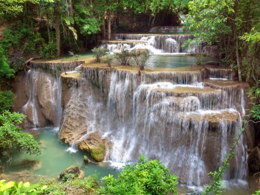Huay Mae Kamin Waterfall clipart