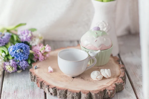 Fincan ve sugar bowl — Stok fotoğraf