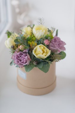 çiçekler bir grup kutusu