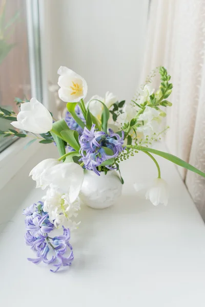 Tulip and hyacinth — Stock Photo, Image