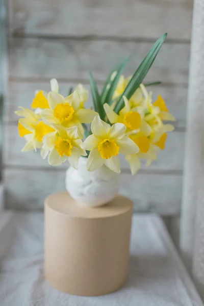 A bouquet of yellow narcissus — Stock Photo, Image