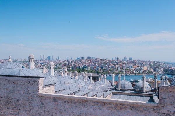 Den vackra Suleymaniye moskén i Istanbul, Turkiet — Stockfoto