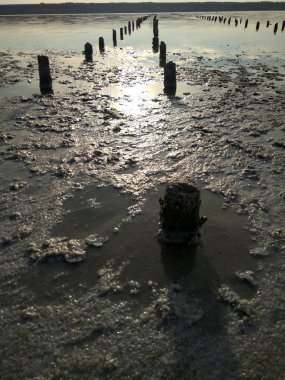 tuz Haliç üzerinden günbatımı