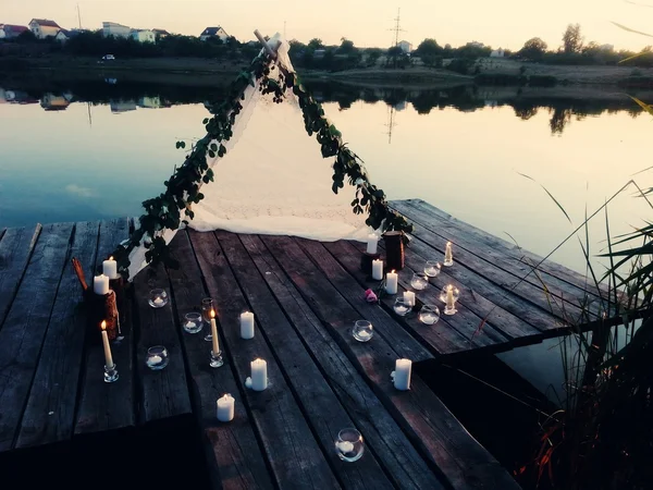 Romantic picnic — Stock Photo, Image