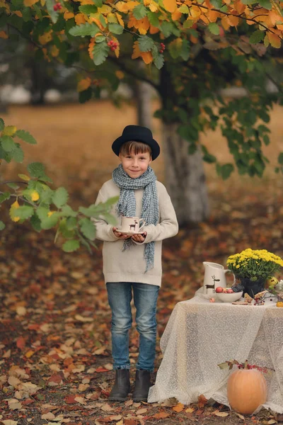 Autumn picnic — Stock Photo, Image
