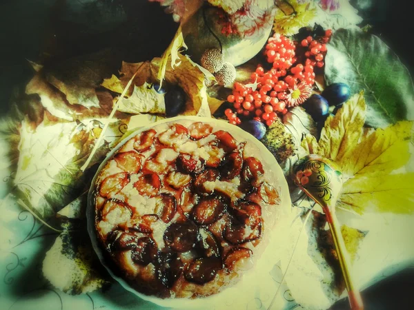 Gâteau aux prunes — Photo