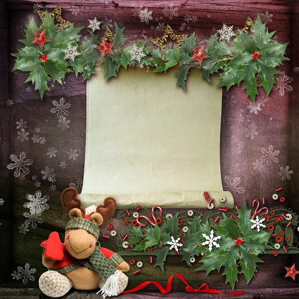 Weihnachtskarte — Stockfoto