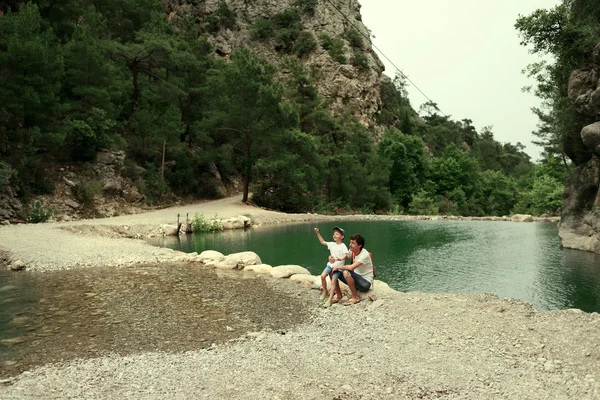 Baba ve oğul — Stok fotoğraf