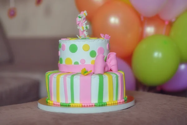 Bolo de aniversário — Fotografia de Stock