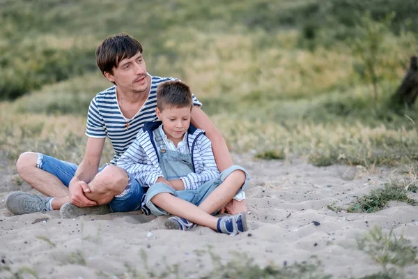 Pai e filho — Fotografia de Stock