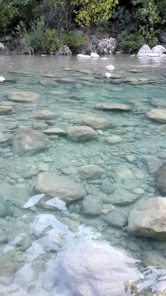 돌과 강 — 스톡 사진
