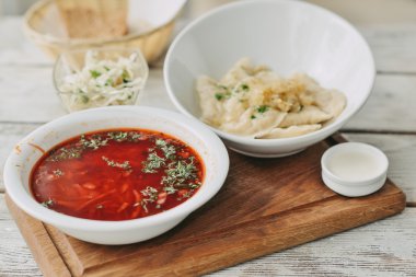 lezzetli Ukrayna Öğle Yemeği