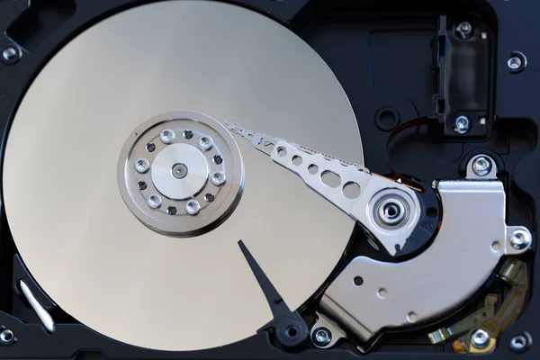 Hard Disk Computer Opened Repair — Stock Photo, Image