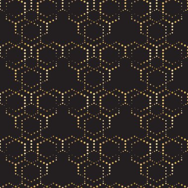 Soyut kesintisiz geometrik Art Deco desen