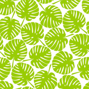 Soyut vektör tropikal sorunsuz çiçek desenli