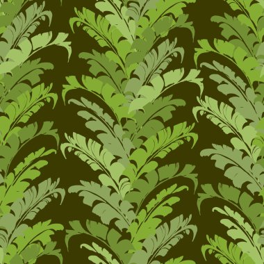 Tropical seamless pattern clipart