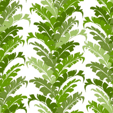Vector tropical seamless nature pattern clipart