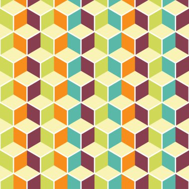 Kusursuz geometrik duvar kağıdı arkaplanı