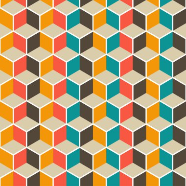 Soyut dikişsiz geometrik desen