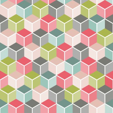 Soyut dikişsiz geometrik desen