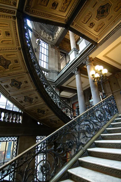 Ciudad México México 2020 Vista Una Hermosa Escalera Museo Nacional — Foto de Stock