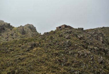 Arjantin 'in Cordoba eyaletindeki Altas Cumbres (Yüksek Tepeler) manzarası.