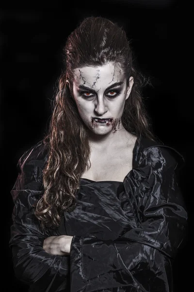 Portret van een vampier. Halloween thema — Stockfoto