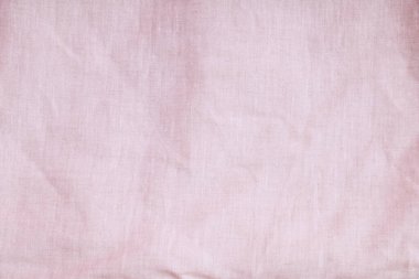 Pembe kumaş kumaş. Temiz gözler, tatlı bir his. Bu plastik poşet yerine dokuma torbası dokusu..