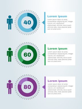Dişli çark kişisel Infographic