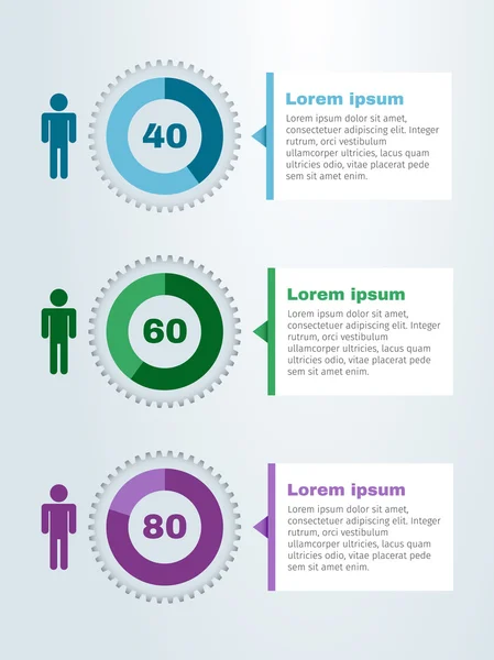 Dişli çark kişisel Infographic