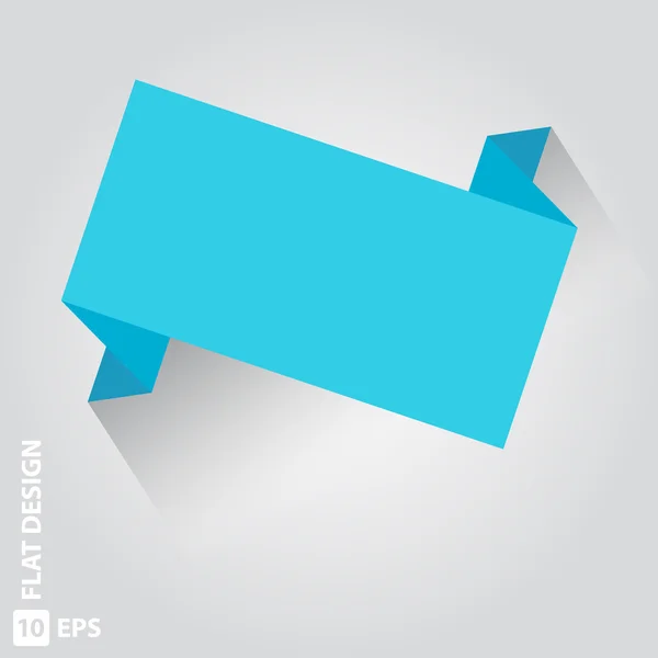 Düz origami afiş